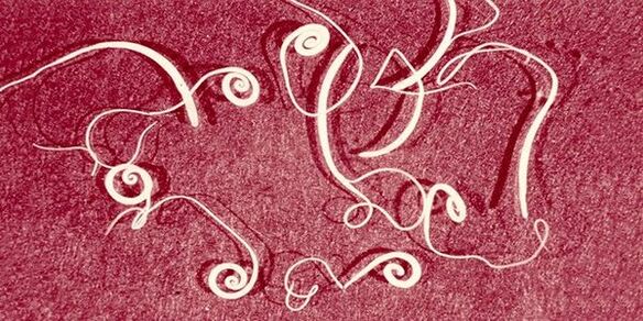 ossiuri dal corpo umano