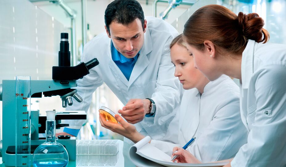 diagnostica della presenza di parassiti nel corpo
