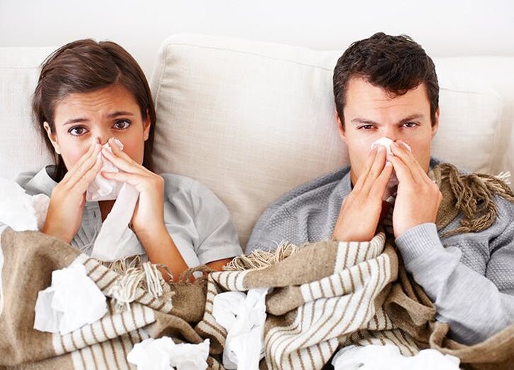 I sintomi dell'influenza sono un effetto collaterale della pulizia antielmintica del corpo